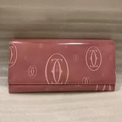 Cartire カルティエ　ピンク　長財布のサムネイル
