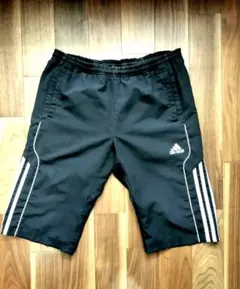 ❤adidas　 CLIMACOOL 　ブラック ハーフパンツ　Lサイズ