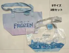 【香港ディズニー】ワールドオブフローズン アナ雪 / ショッピングバッグS 2枚