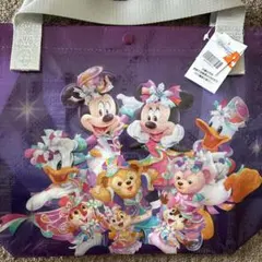 香港ディズニー　20周年　ミッキー&フレンズ ショッピングバッグ　S