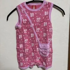 BABY DOLL ピンクロンパース 80
