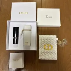 DIOR新品プラチナ会員ギフトリップセットと最新コンパクトミラー　新品