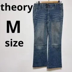 theory セオリー フレア デニム パンツ インディゴ サイズ2のサムネイル