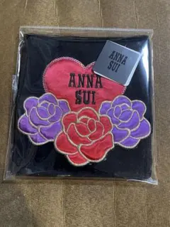 ANNA SUI バラ刺繍 ハンカチ