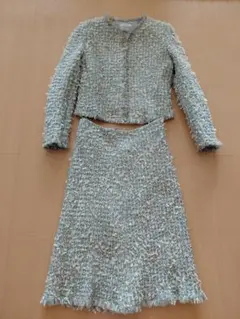 EPOCA　春の水色 ツイード セットアップ