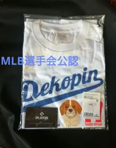 【新品】MLB選手会公認　大谷デコピンTシャツ／Ｓ