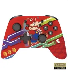 【任天堂ライセンス商品】ワイヤレスHORI パッドスーパーマリオ エディション