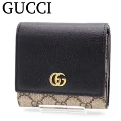 GUCCI GGスプリーム GGマーモント 二つ折り財布 ウォレット バイカラー