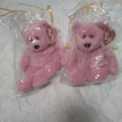 Ty Beanie Babies 桜 ベア 2体セットのサムネイル