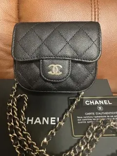 CHANEL キャビアスキン チェーンショルダーバッグのサムネイル