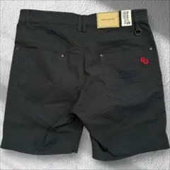 現行モデル パーリーゲイツ ハーフパンツ 短パン 黒 白 L〜XL相当