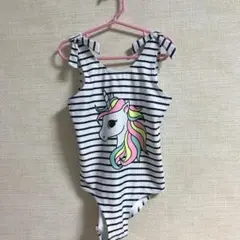 ユニコーンデザインのワンピース水着130