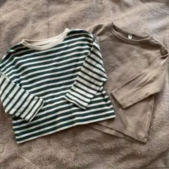 秋冬　長袖Tシャツ　2枚セット 90サイズ