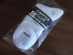新品　白スクールソックス　日本製