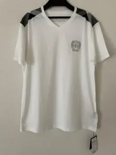 新品　バーバリーブラックレーベル　クレストブリッジ　Vネック　Tシャツ　日本製