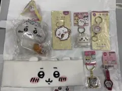 ちいかわ　エニマイくじ　ぬいぐるみ　ポーチ　豆皿　ボンボンドロップシール　セット ちいかわ エニマイくじ ぬいぐるみ ポーチ 豆皿 ボンボンドロップ