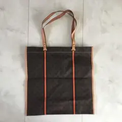 ◇LOVCAT ショルダーバック レッド&ブラウン バックインバック付 