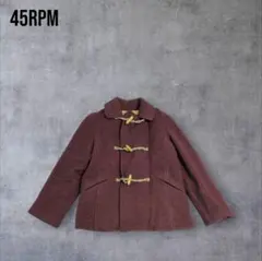 45rpm Burgundy Wool Duffle Coatのサムネイル