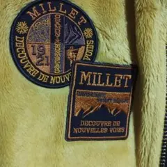 MILLET フリースジャケット イエロー・ブラウン