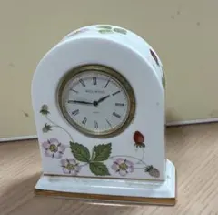 WEDGWOOD ウェッジウッドWILD STRAWBERRY置き時計ジャンク品