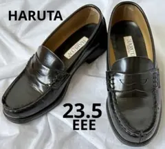 HARUTA ハルタ　コインローファー　パンプス　23.5 EEE 幅広