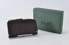 Paul Smith ポールスミス キーケース L字ファスナー ブラウン 箱付き