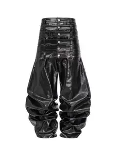 ナットエンペラー NUTEMPEROR 黒 変形 パンツ NUTEMPEROR widepants ワイドパンツ