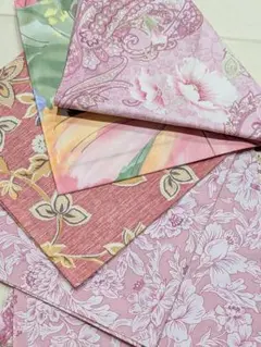 A1121 花柄 100cm×50cm　コットン100% 4枚組