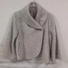 innowave オフホワイト ショートコート