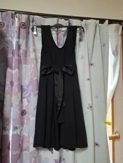 ロペピクニック バックリボン ジャンパースカート 黒 38 ワンピース