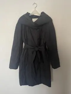 PLST ロングダウンジャケット 濃グレー