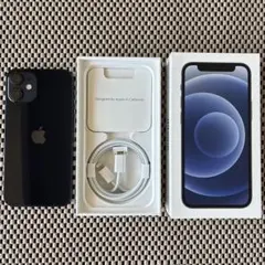 【美品】Apple iPhone12mini ブラック 64GB本体