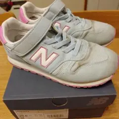 New Balance 373 スニーカー 20.0cm 水色/ピンク