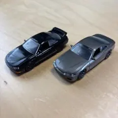 ミニカー シルビアS15 s14 カプセルトイ完成品 1/72