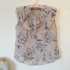 Jillstuart ノースリーブブラウス Sサイズ ピンクベージュ