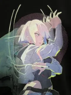 早い者勝ち サイバーパンク エッジランナーズ ルーシー Tシャツ アニメ