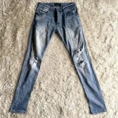 Black Bird Vintage Denim ダメージジーンズ - メルカリ