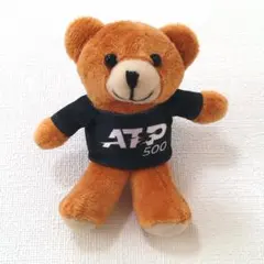 ATP500　テニス大会　くま　キーホルダー
