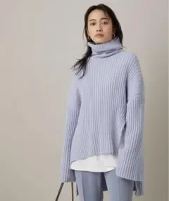 新品　ニットとロングTシャツ2枚セット　タートルネック　アダムエロペ