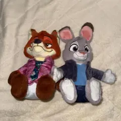 ズートピア2 ジュディ＆ニック ぬいぐるみ コストコ④ - メルカリ