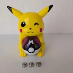 ポケットモンスター ピカチュウ 貯金箱　稼働品　電池付き