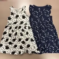 H&M ワンピース2枚セット140くらい