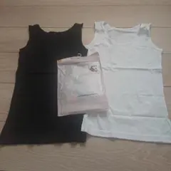 インナータンクトップSサイズ2枚組無地