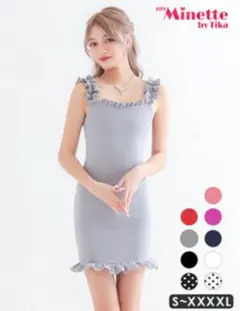 my Minette by Tika グレーキャミワンピース M ティカ