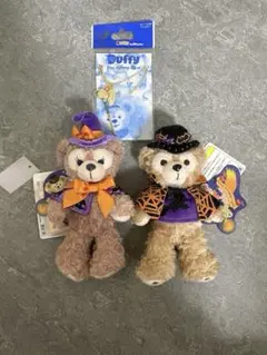 ダッフィー シェリーメイ ハロウィン ぬいぐるみバッジ