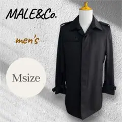 MALE&Co. メンズ コート ブラック M サイズ