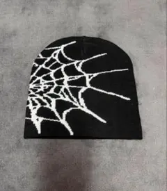 ビーニー 帽子 y2k 海外ストリート ユニセックス ニット帽 スパイダー