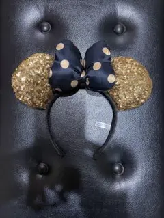 ディズニー カチューシャ ミニー スパンコール