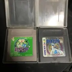 ポケットモンスター 緑 ポケットモンスター 銀 ゲームボーイソフトセット
