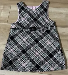 【お値下げ】チェック柄☆ジャンバースカート☆2歳サイズ